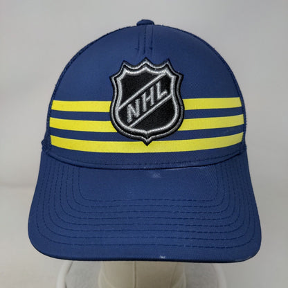 NHL 2018 All Star Tampa Bay Snapback Mesh Back Hat Blue OSFA Adidas Embroidered