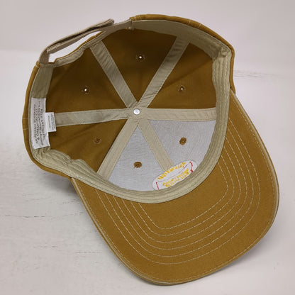 Montana Sulphur Yellowstone Brand Baseball Cap Brown One Size Strapback Hat