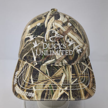 Ducks Unlimited Slideback Mesh Back Trucker Hat Camo One Size DU Leader