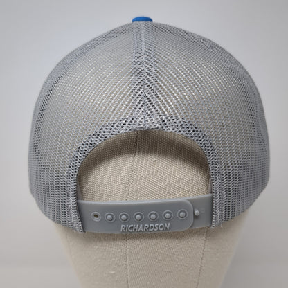 Sun Valley Auto Club Snapback Trucker Hat Blue OS Adjustable Mesh Richardson