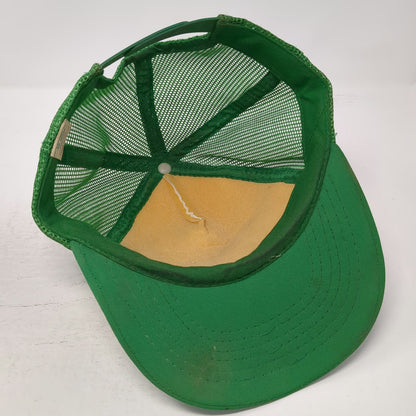 Green Trucker Hat One Size Mt Hood Rock Club Gresham Oregon Mesh Snapback