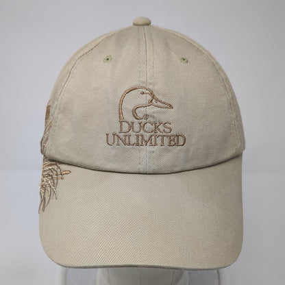 Ducks Unlimited Warrenton Baseball Cap Brown One Size Adjustable Embroidered