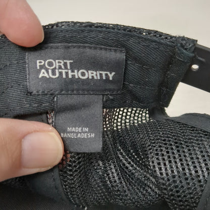 Port Authority Trucker Hat Black One Size Jeff Crosby Band Runnin Free Snapback