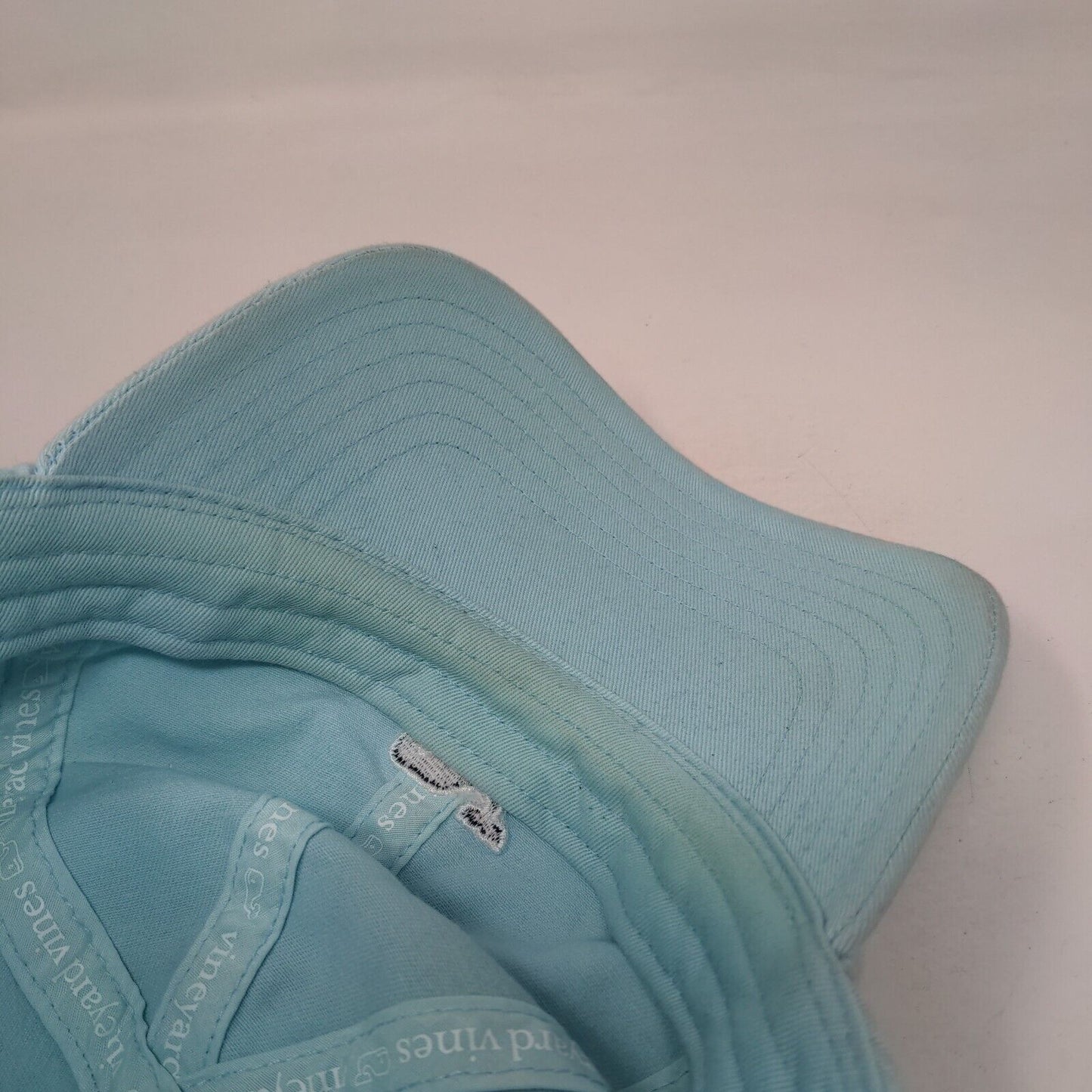 Vineyard Vines Slideback Hat Blue One Size Adjustable Embroidered 6 Panel Cotton