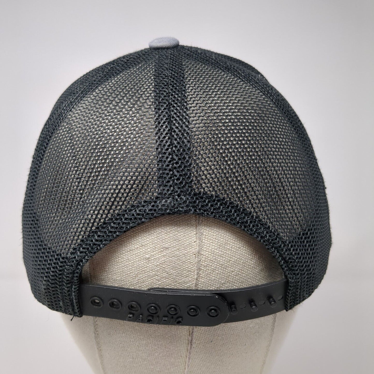 Camp Ida-Haven Snapback Trucker Hat Gray One Size Pacific Headwear