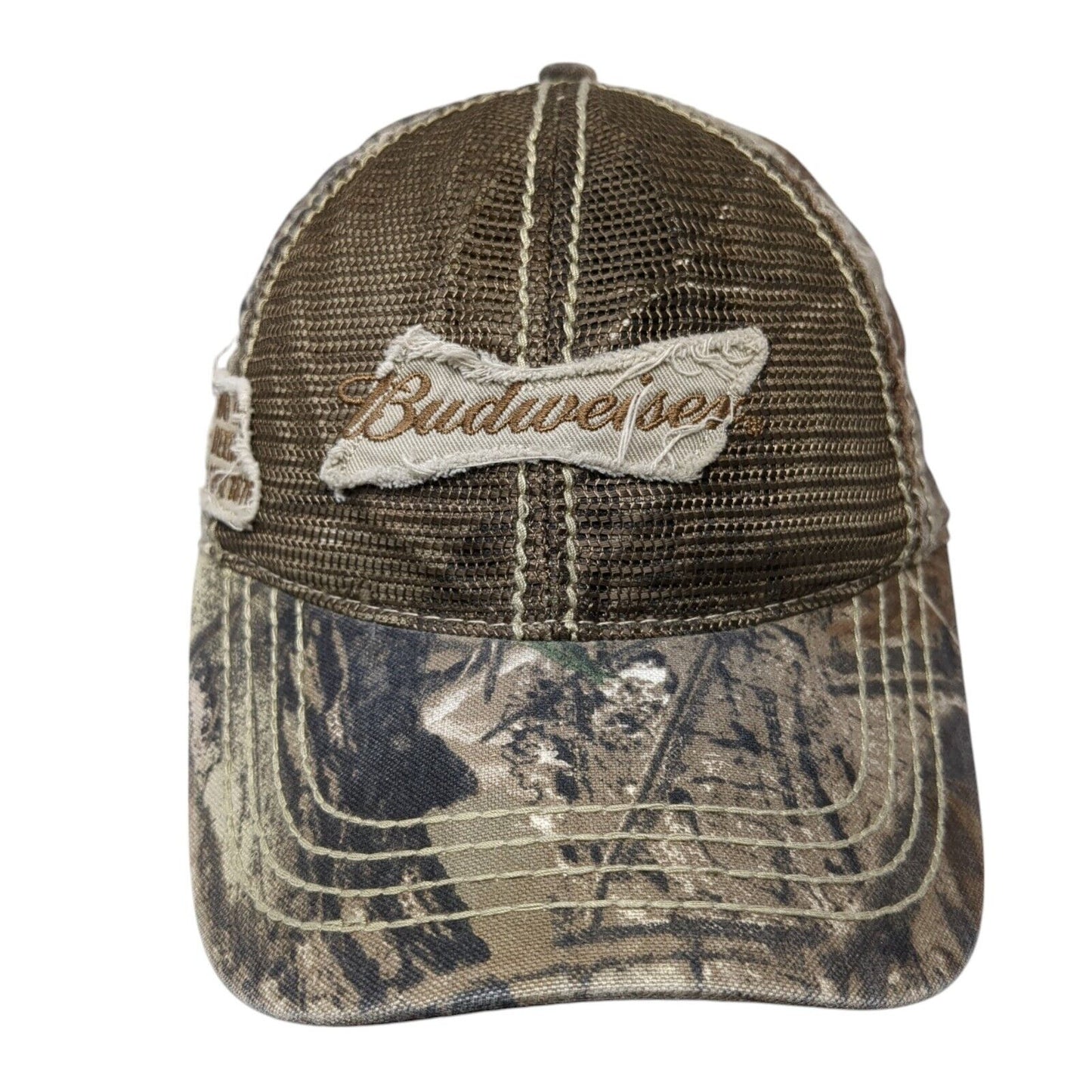 Budweiser King Of Beers Strapback Hat Camouflage OS Size Adjustable Paramount