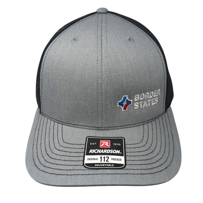 Border States Snapback Trucker Hat Gray One Size Mesh Back Embroidered