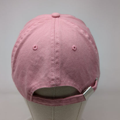 Cute by Psycho Slideback Hat Pink OS Adjustable Embroidered David And Young