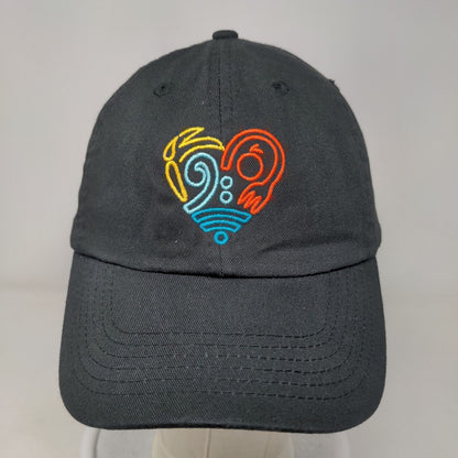 City District Slideback Hat Black One Size Adjustable Embroidered