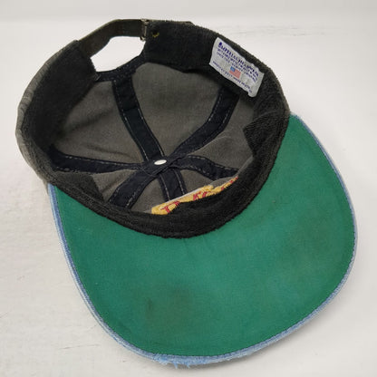 Imperial Headwear Baseball Cap Gray Blue One Size Bromley Vermont Sun Logo Hat