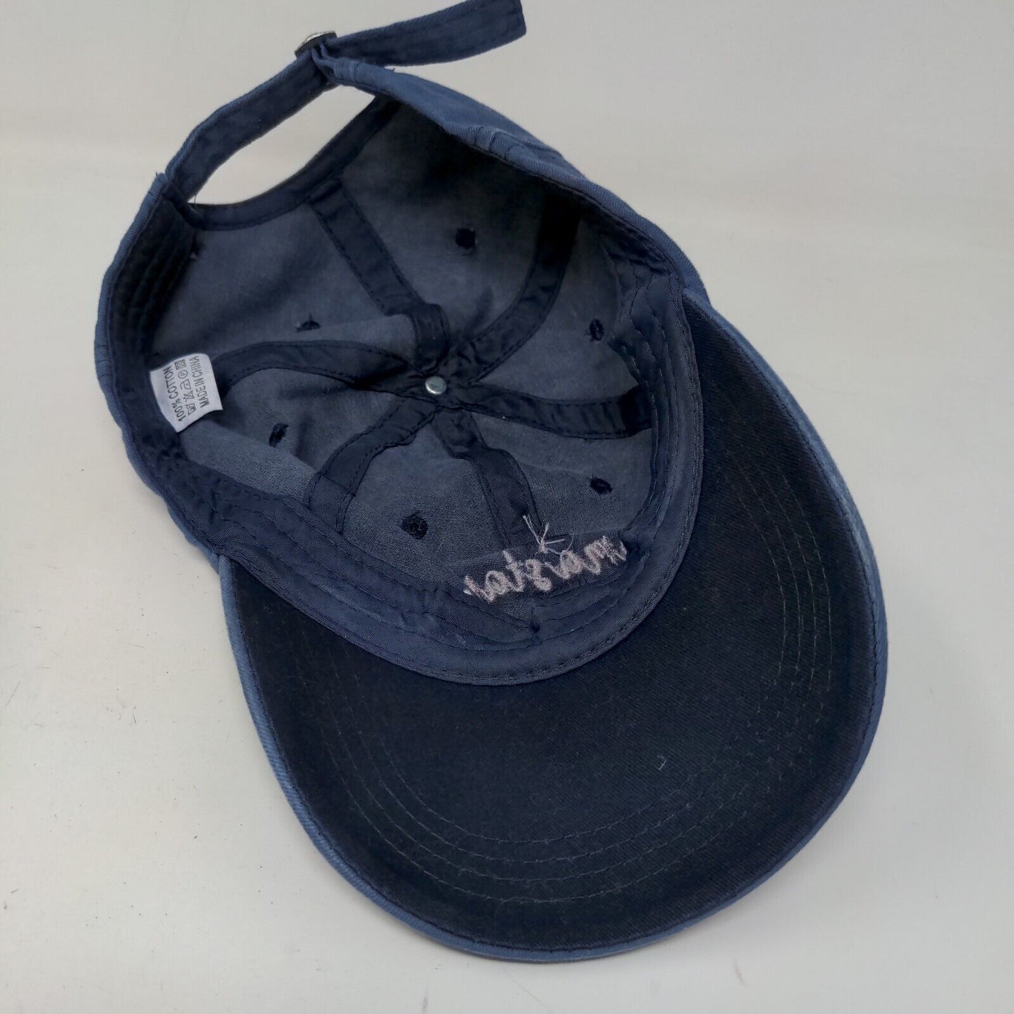 Unbranded Women's Slideback Hat Blue Embroidered Logo Mama Stay At The Beach