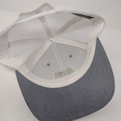 Idaho Snapback 112 Trucker Hat Gray OSFA Adjustable Mesh Back Richardson