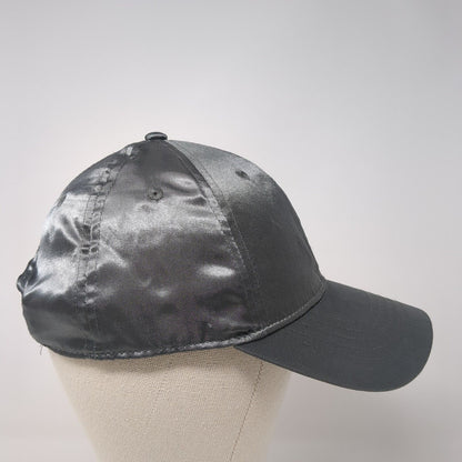 Unbranded Slideback Hat Gray One Size Solid Adjustable Blank 6 Panel