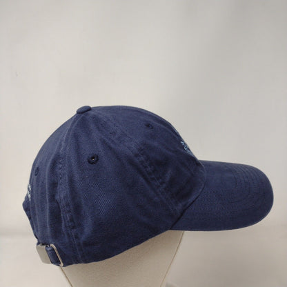 MTI Adventurewear Slideback Hat Blue One Size Adjustable Embroidered