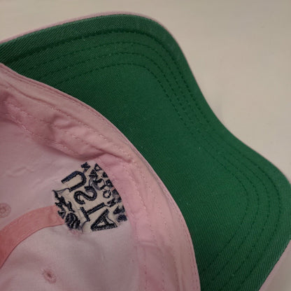 USTA National Campus Strapback Hat Pink One Size Adjustable American Needle