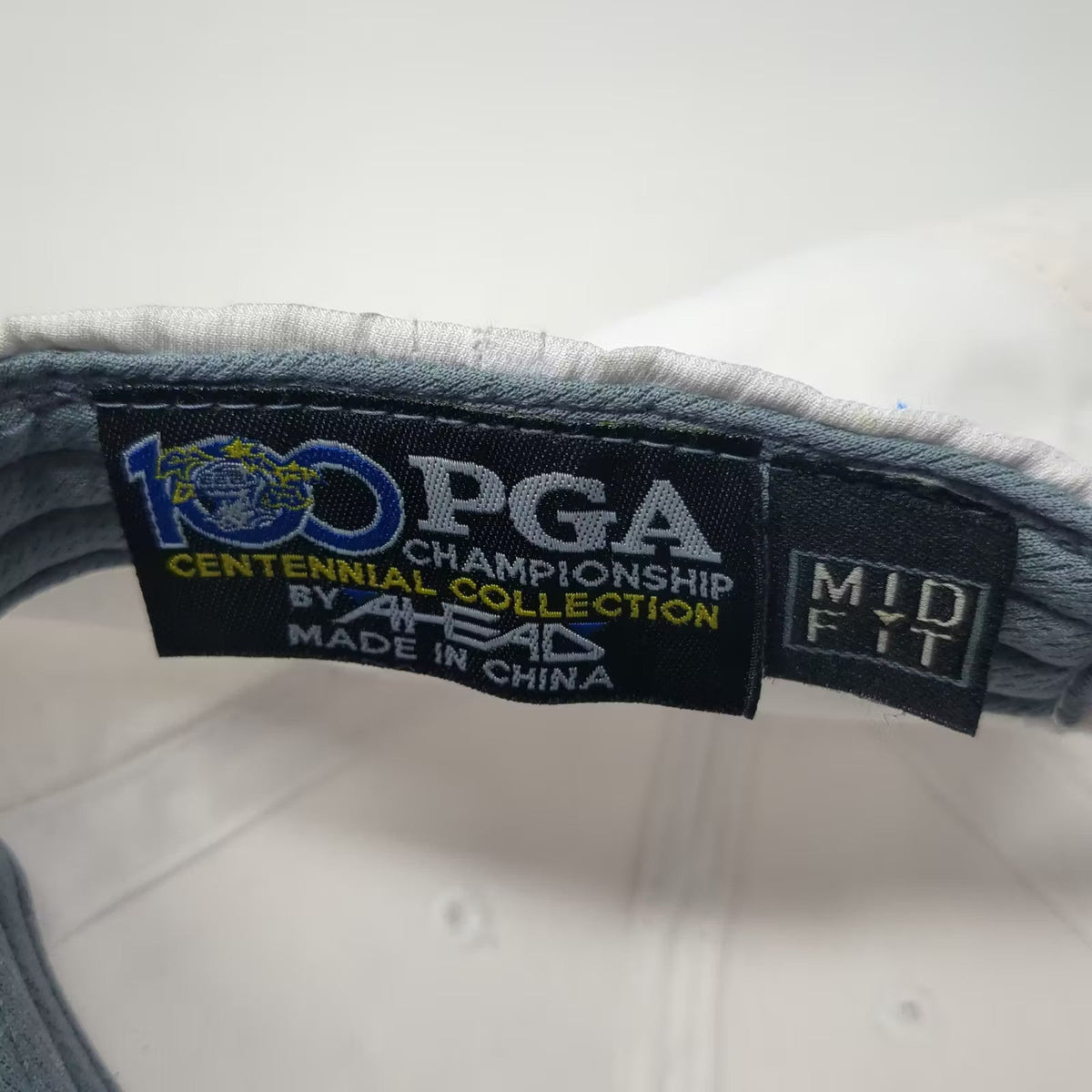 2018 100th PGA Championship Bellerive St Louis Ahead White Blue Golf Hat Cap OS