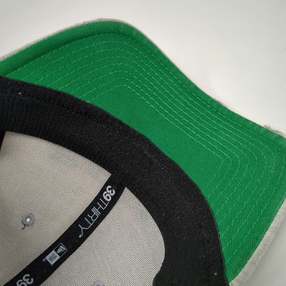 New Era Bauer Hockey Baseball Cap Gray M 39THIRTY Clover Green Stitching Hat
