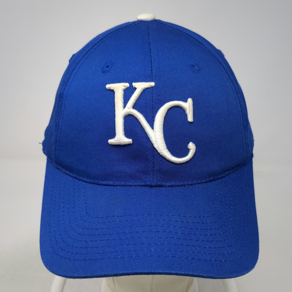 Kansas City Royals MLB Outdoor Cap Snapback Blue M Hat Stitched KC Logo 6 Panel