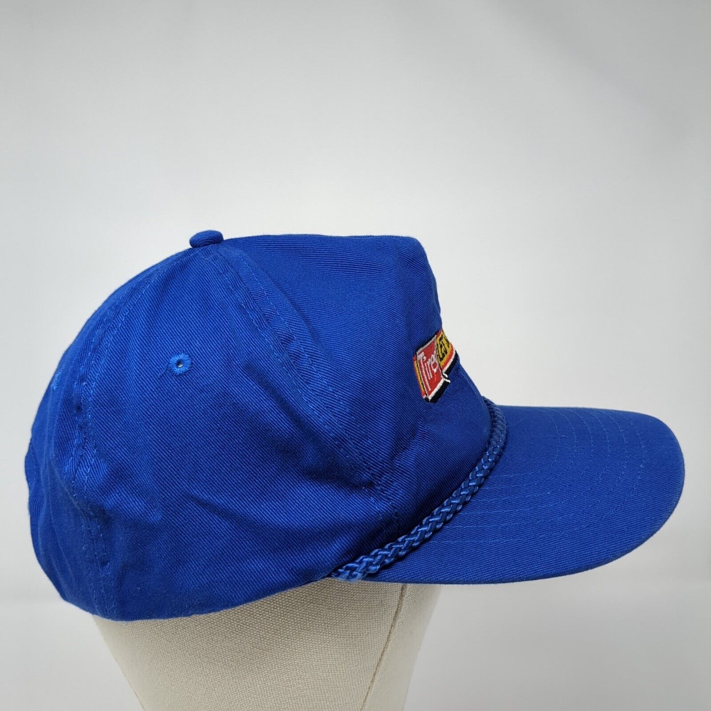 Tires Les Schwab Snapback Hat Blue One Size Adjustable Embroidered Rope 6 Panel