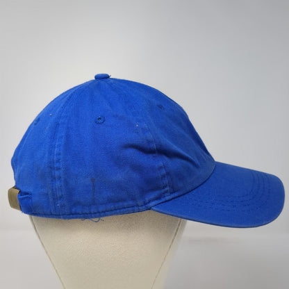 City Hunter Baseball Cap Blue One Size Embroidered Pink Flamingo Cotton Hat