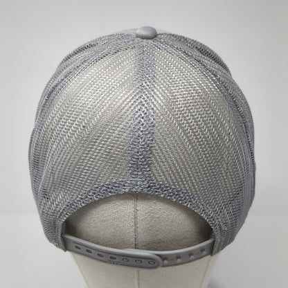 Let Us Worship Snapback Trucker Hat Gray OS Adjustable Mesh Back 6 Panel Otto