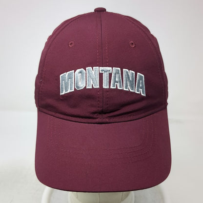 Nike Montana Grizzlies NCAA Red One Size Hat Dri-Fit Legacy 91 Strapback Logo