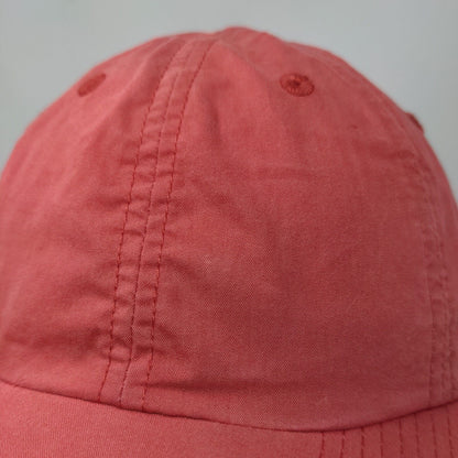 Port Authority Signature Strapback Hat Red One Size Blank 6 Panel