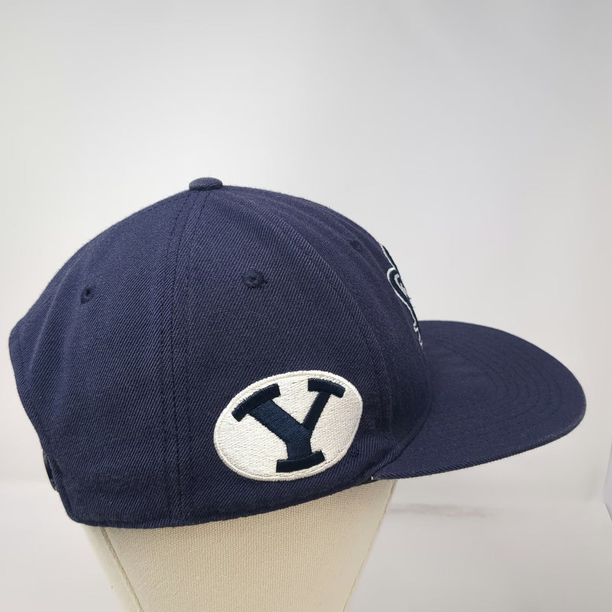 BYU Cougars NCAA 47 Brand Snapback Blue One Size Flat Brim Embroidered Logo Hat