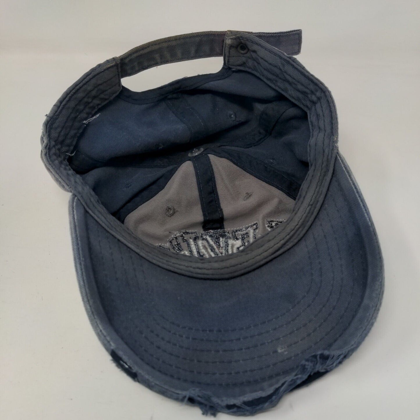 Levi's Slideback Hat Blue One Size Embroidered Colorblock 6 Panel