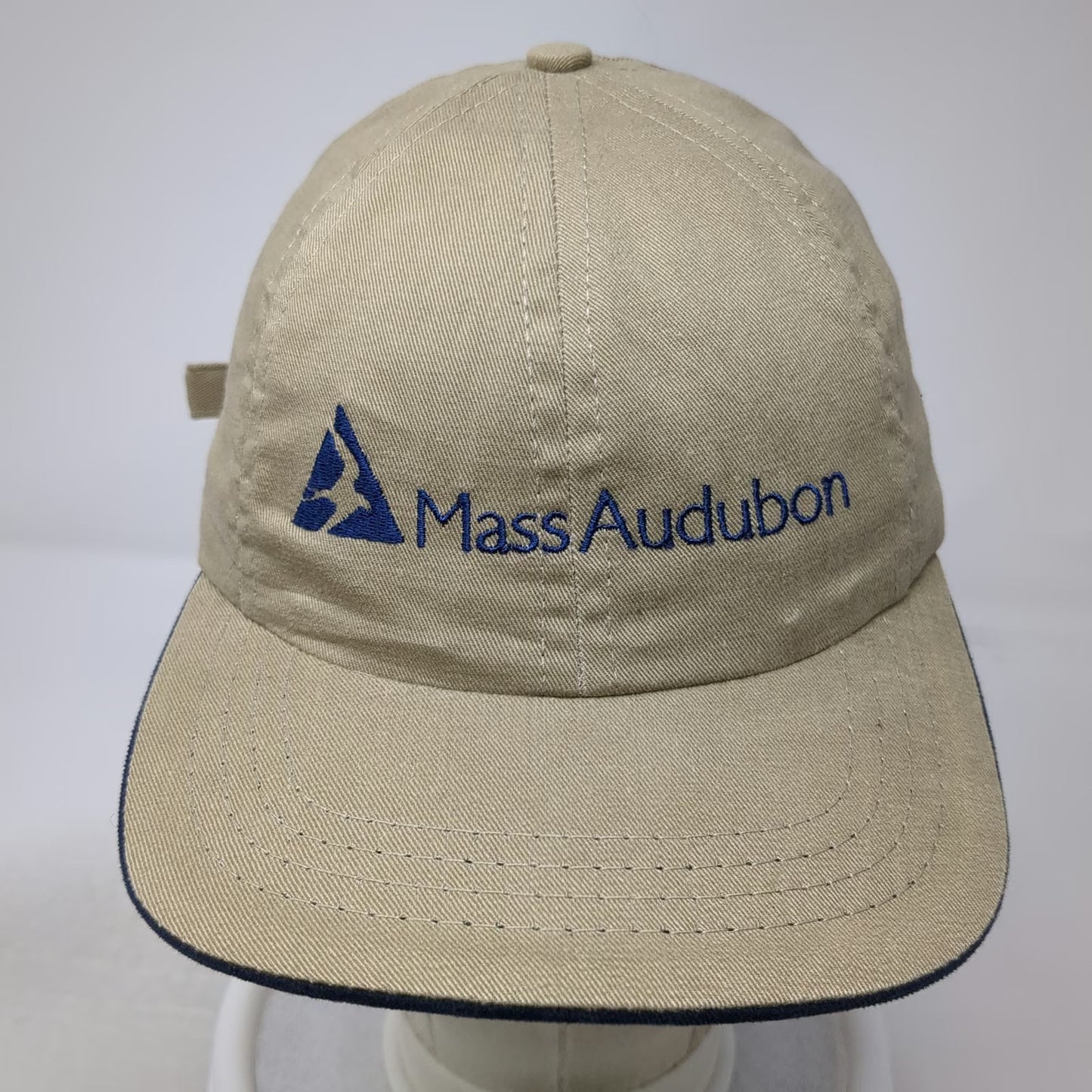 Competition Headwear Mass Audubon Baseball Cap Beige One Size USA Hat Vintage