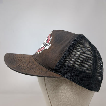 Independent Board Bin Snapback Trucker Hat Black OSFA Mesh Back Yupoong