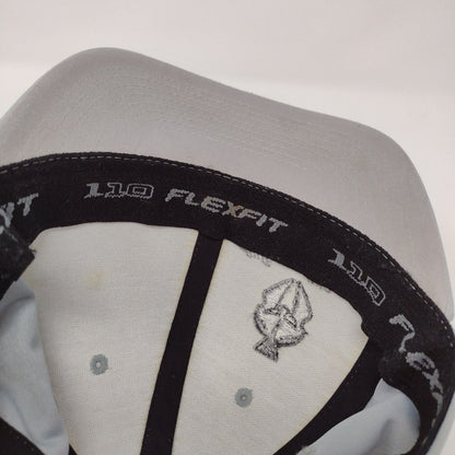 Wrestling Strapback Hat Gray OSFA Embroidered Flexfit Port Authority