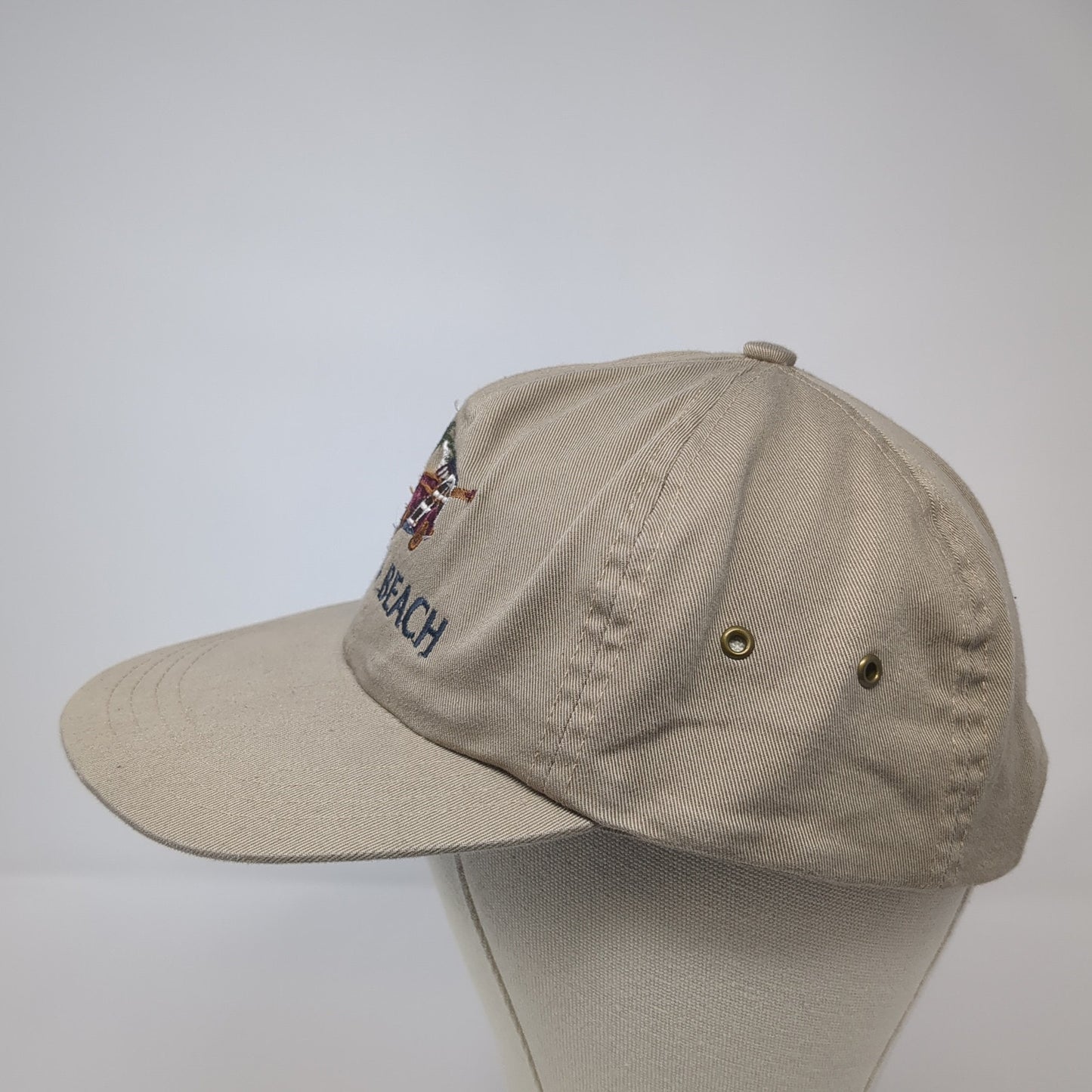 Laguna Beach Slideback Hat Brown One Size Adjustable Solid Camp David