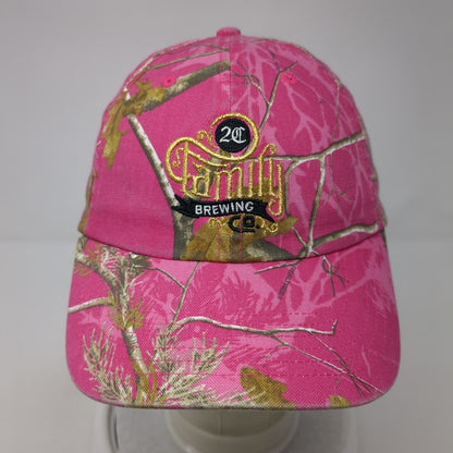 2C Family Brewing Co Strapback Hat Camo One Size Adjustable Hunting Kati
