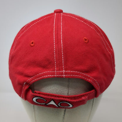 M.E.R.C.H. CAO La Traviata Maduro Red Baseball Cap One Size Strapback Crest Logo