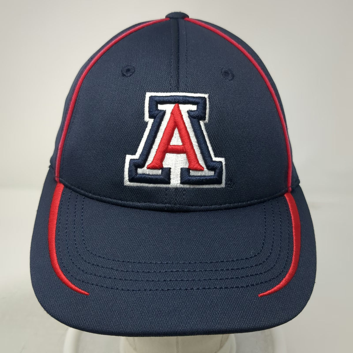 Arizona Wildcats NCAA Top of the World Hat Blue Red White One Size Piping Cap