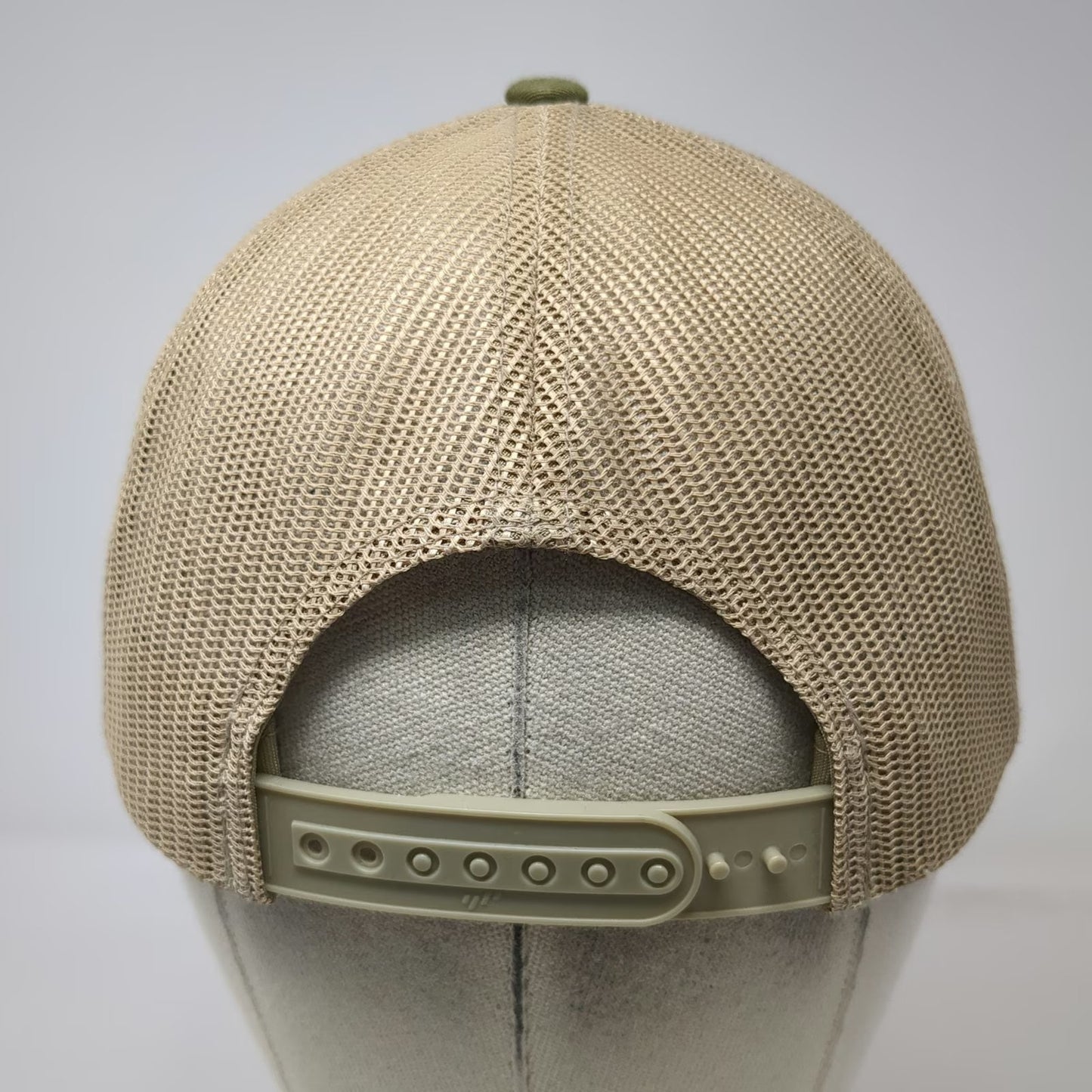 Yupoong Trucker Hat Green One Size Mesh Back Snapback CROPS Embroidery Logo Hat