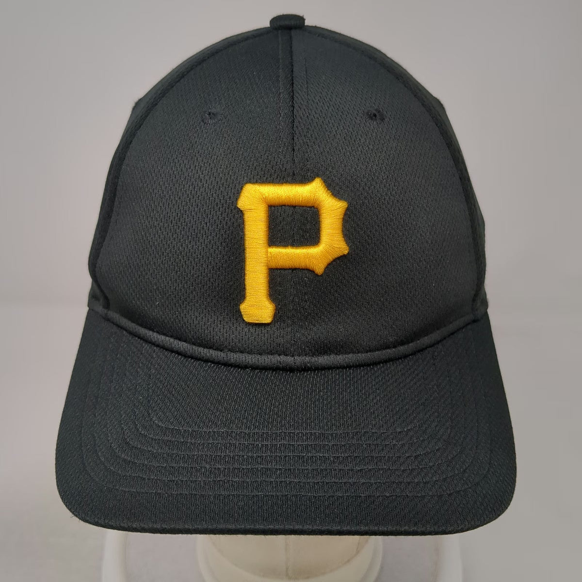 OC Sports Baseball Cap Black One Size Pittsburgh Pirates P Logo Strapback Hat