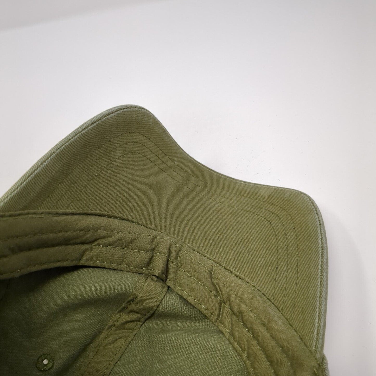 Unbranded Slideback Hat Green One Size Adjustable Blank Vent Holes