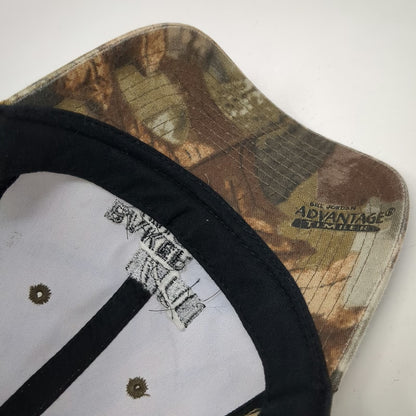 Port Authority Baker Hughes Baseball Cap Green Brown Camo One Size Strapback Hat