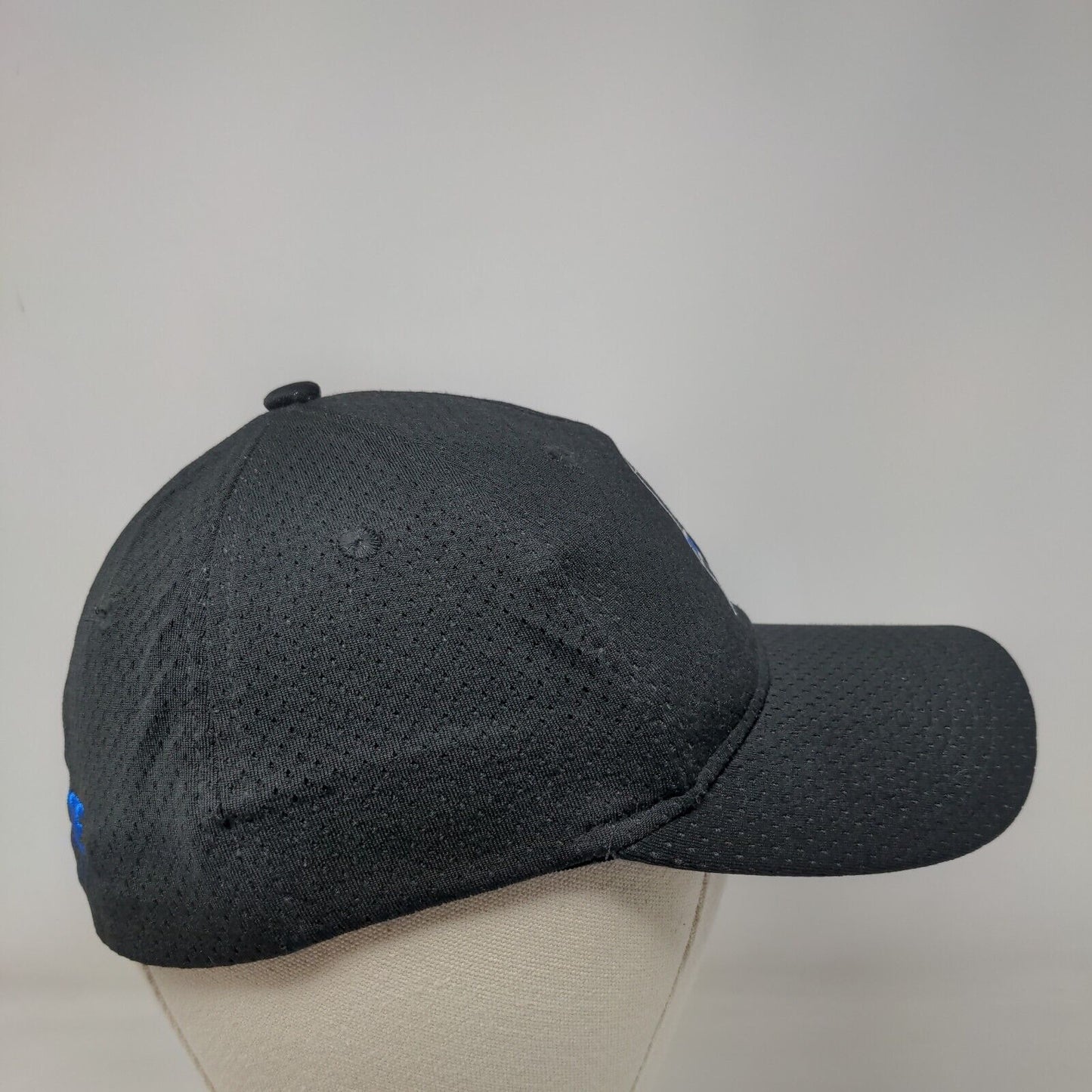 Lavallee 33 Youth Fitted Hat Black One Size Embroidered Augusta Sportswear