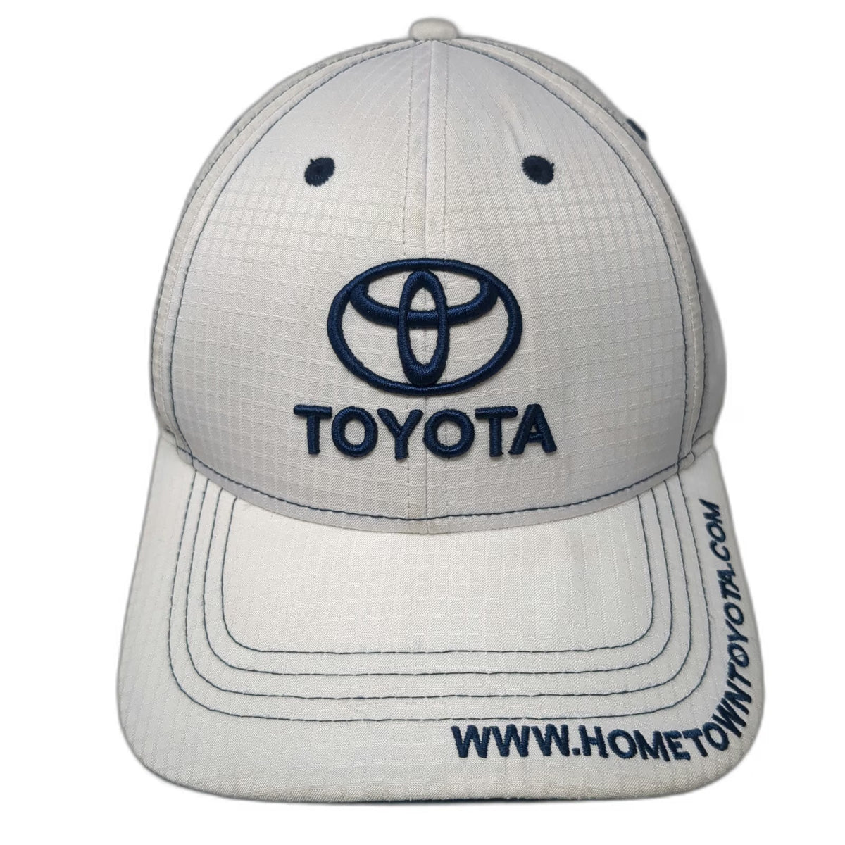 Toyota Hometown White Baseball Cap One Size Strapback Logo Dealer Hat