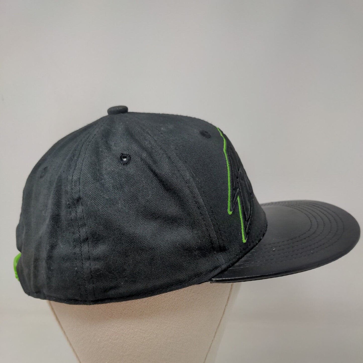 Mtn Dew Men's Snapback Hat Black Embroidered Logo 2013 Official Adjustable