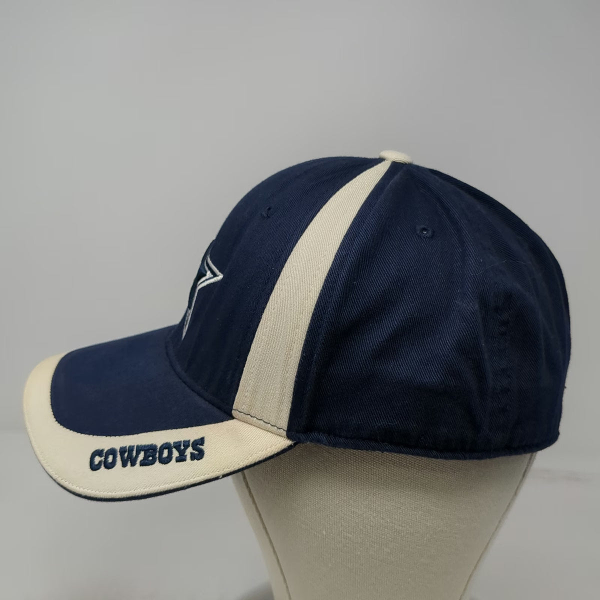 Dallas Cowboys Authentic NFL Blue Cap One Size Stretch Fit Embroidered Star Hat