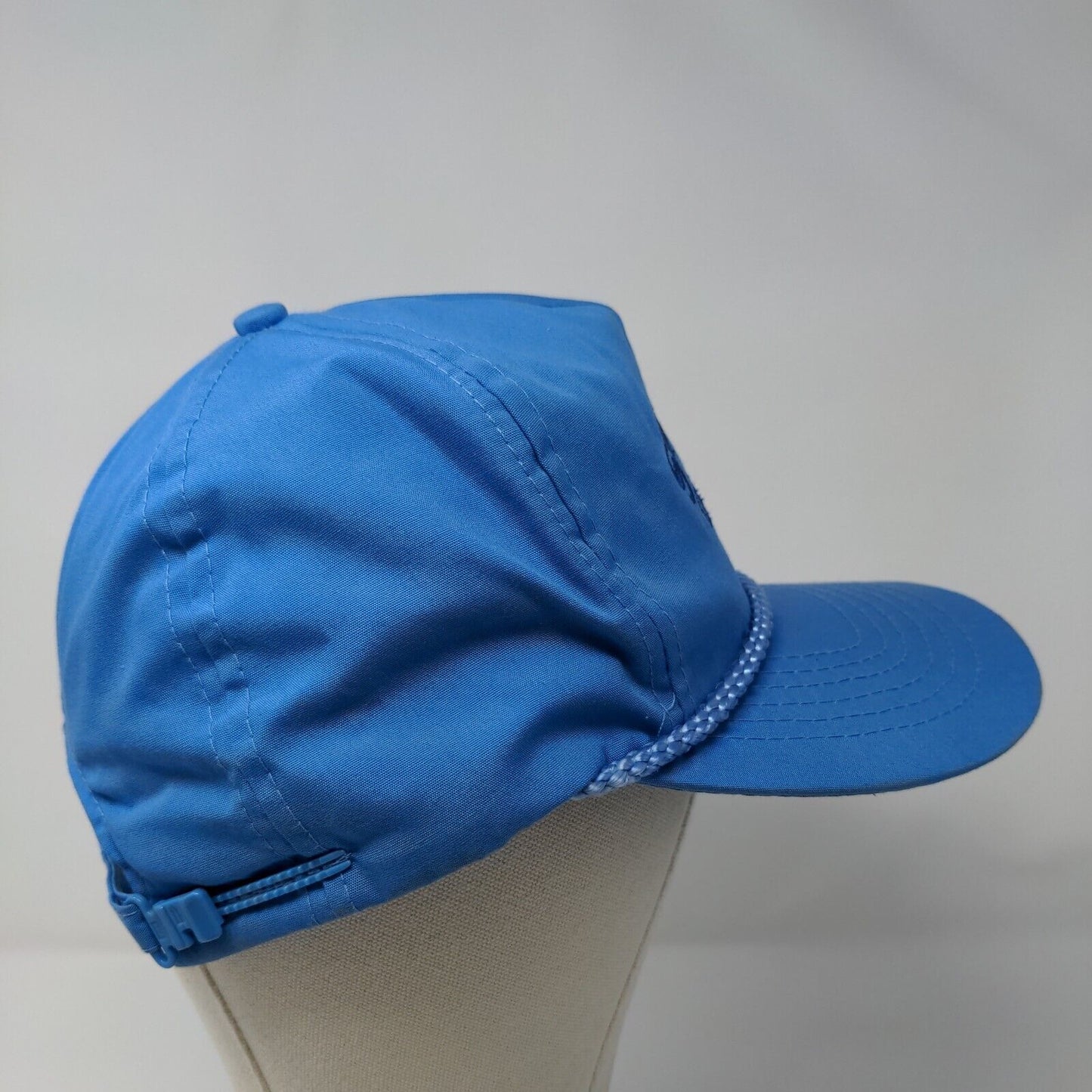 Stockmen's Elco Nv Slideback Hat Blue OSFA Adjustable Embroidered Rope Otto