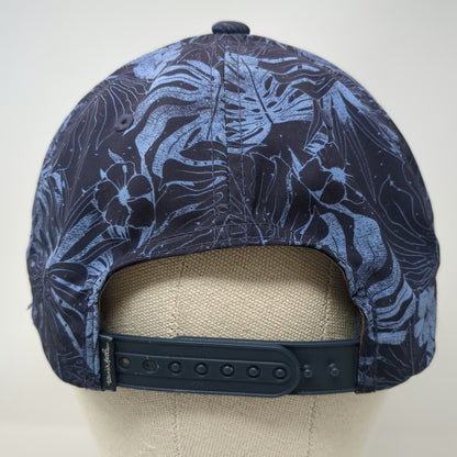 Travis Mathew Snapback Blue One Size Hat Ka'anapali Maui Floral Monstera Print