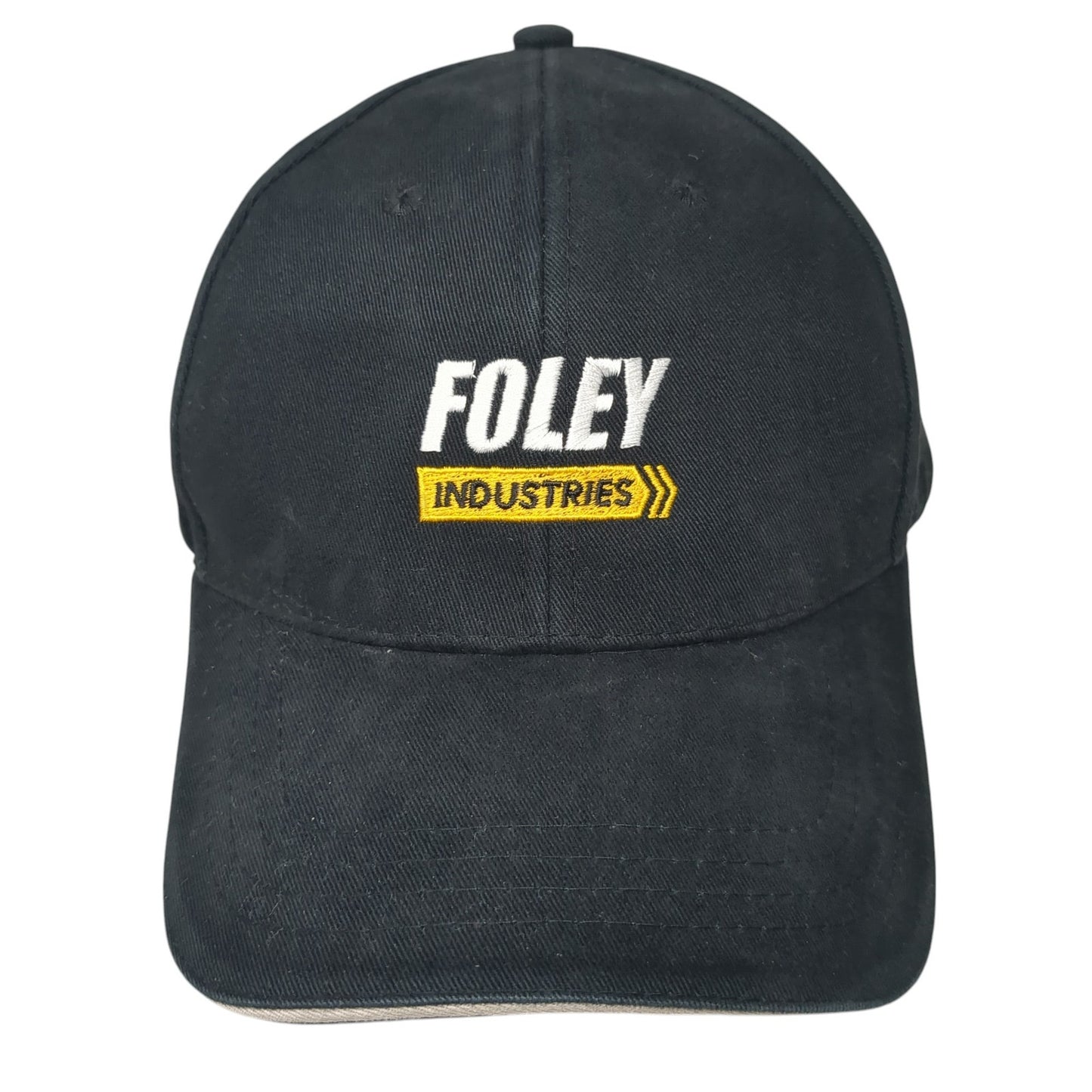 Foley Industries MVP 25 Slideback Baseball Cap Black One Size Adjustable Cotton