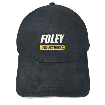 Foley Industries MVP 25 Slideback Baseball Cap Black One Size Adjustable Cotton