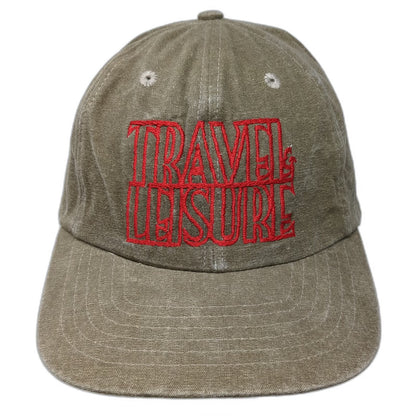 Travel & Leisure Magazine Embroidery Hat Brown Baseball Cap One Size Strapback
