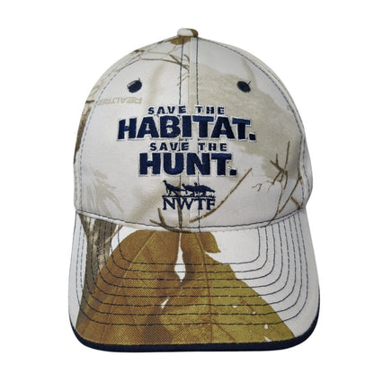 Save The Habitat Save The Hunt NWTF Committee Strapback Hat Camo OS Outdoor Cap